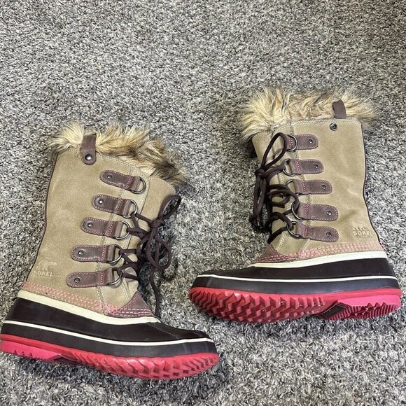 Sorel Boots Womens 6 Joan of Arctic Winter Snow Waterproof Insulated NL1540-254 - Picture 1 of 10